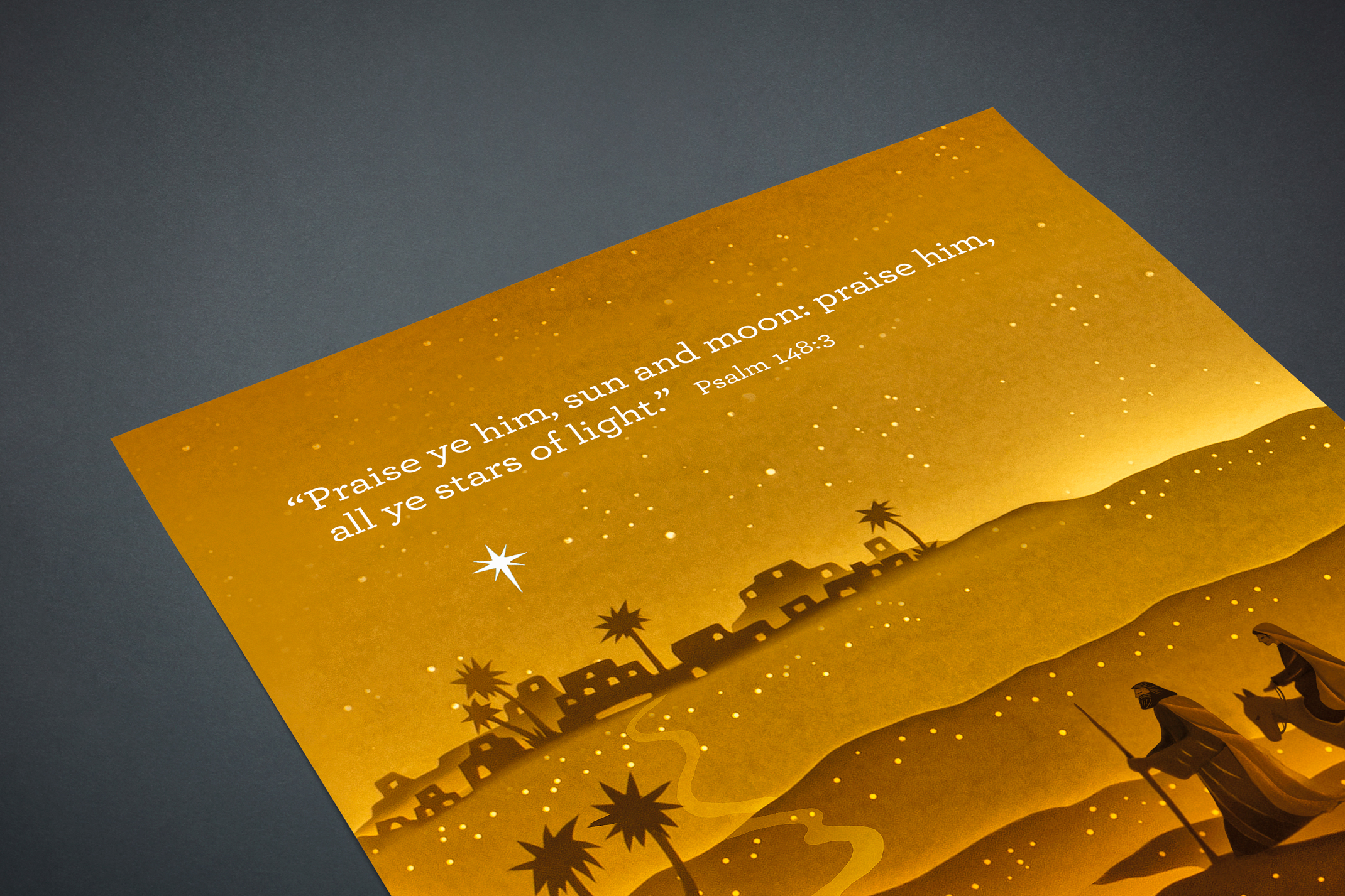 英国皇家邮政2019圣诞邮票：以剪纸再现圣经故事