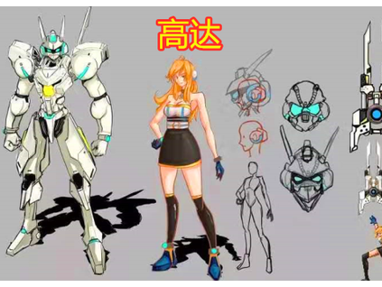 dnf玩家自制女枪三觉，弹药学会飞行，女机械开高达太帅了！