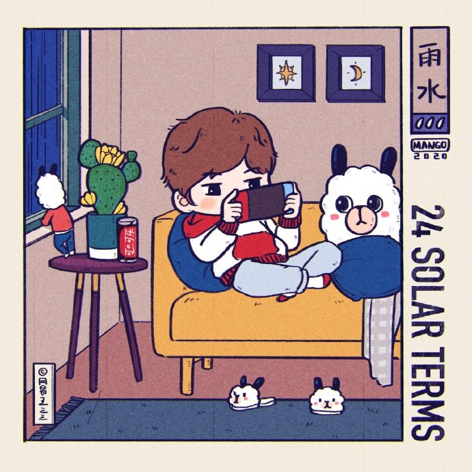 雨水海报合集，品牌们纷纷“求雨”盼春来