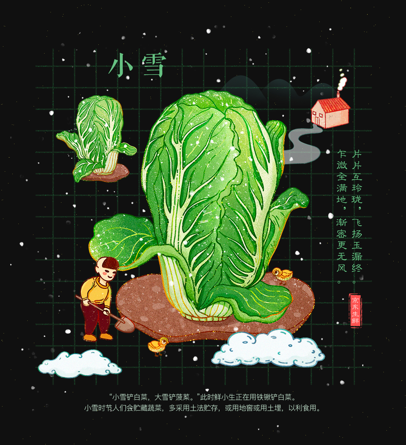 京东生鲜：24张节气里藏着不同的故事