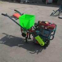 小型手扶自走式耘播机 多功能施肥开沟一体机 链轨式耘播机