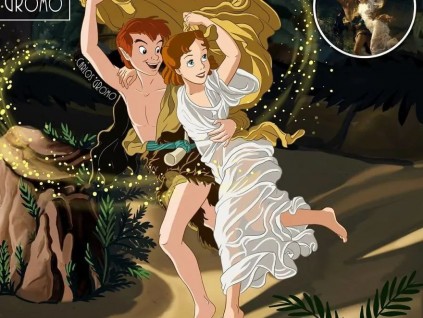 迪士尼公主cosplay名画主角，迪士尼系列人物与动画世界的融合