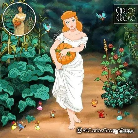 迪士尼公主cosplay名画主角，演绎出另一份可爱的浪漫