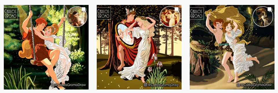 迪士尼公主cosplay名画主角，演绎出另一份可爱的浪漫