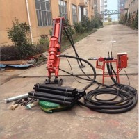 立式潜孔钻机 凿岩钻孔潜孔钻机 微小型山体护坡潜孔钻机