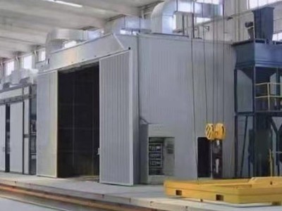 量身定制刮板式喷砂房除锈清污效率高