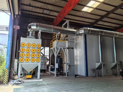 非标定做升级气力回收式喷砂房